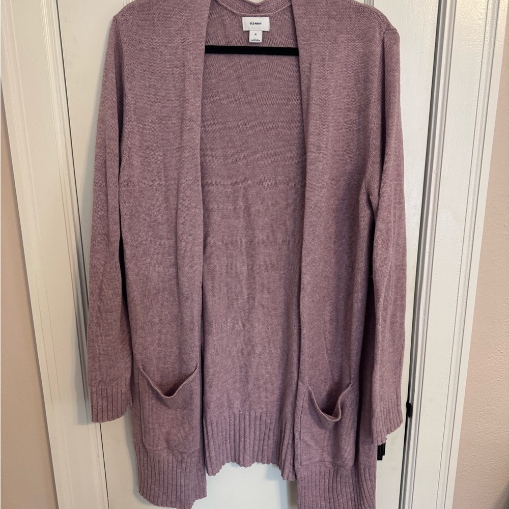 Old Navy Lilac Cardigan Sweater